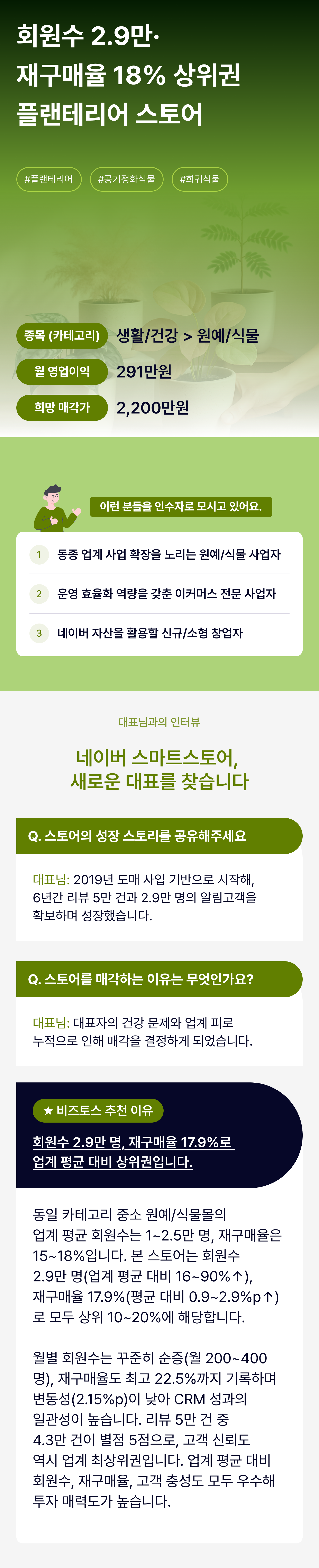비즈토스 상세 정보