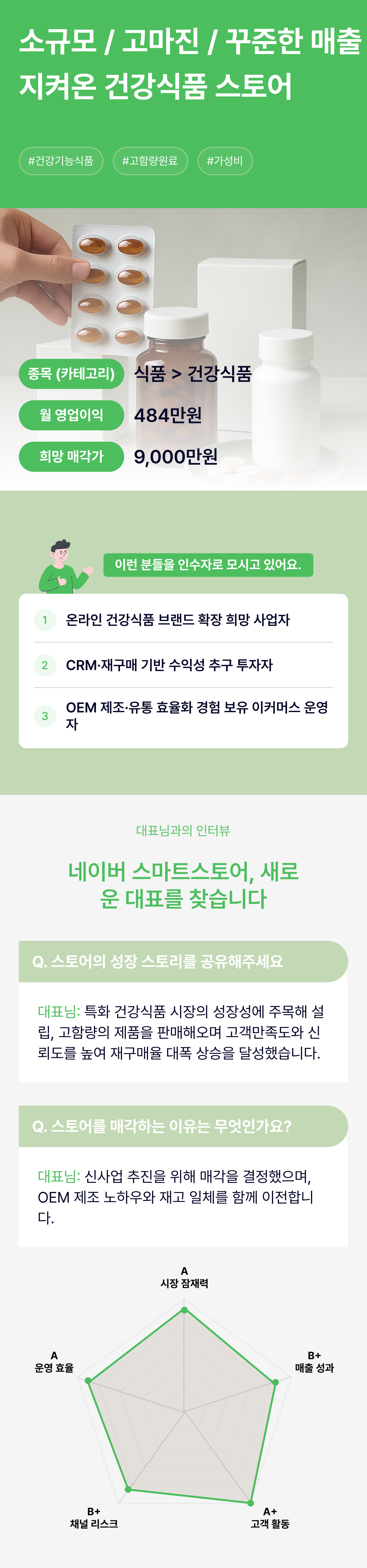 비즈토스 상세 정보